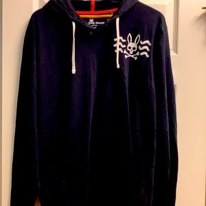 EUC psycho bunny long sleeve tshirt with hoodie-Size 8 / XXL